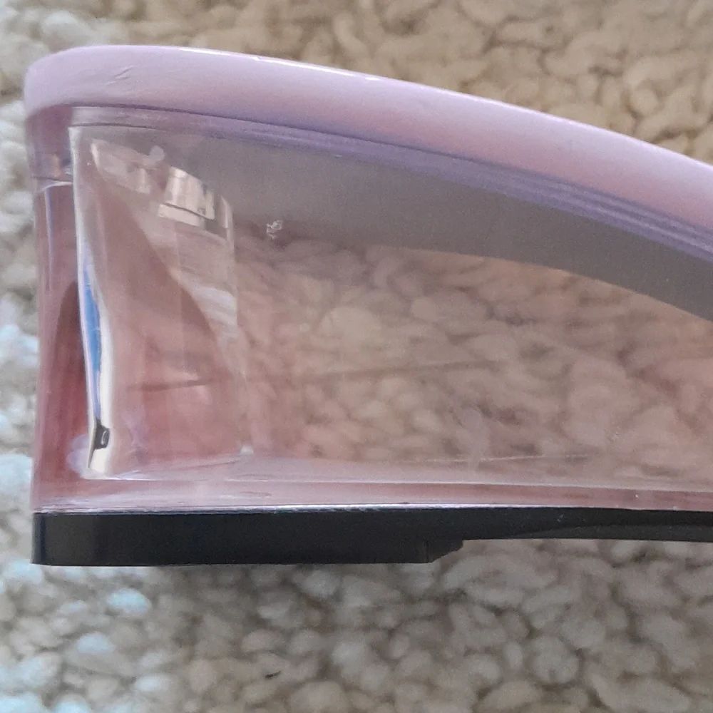 ZARA PINK PVC WEDGES with Translucent Heels Size 8 - Picture 13 of 16